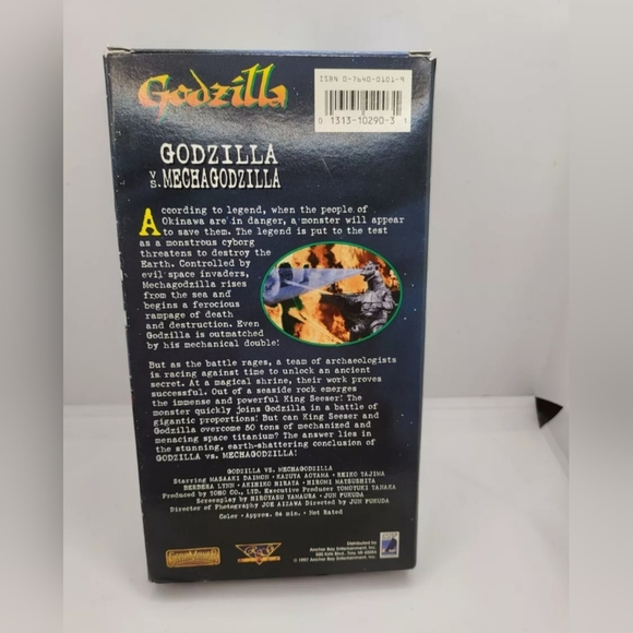 Vintage Godzilla VHS 5 set Tapes - Picture 11 of 16